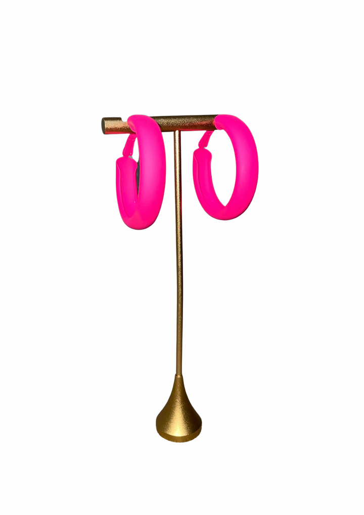 Dawnwood Matte Hoop Earrings