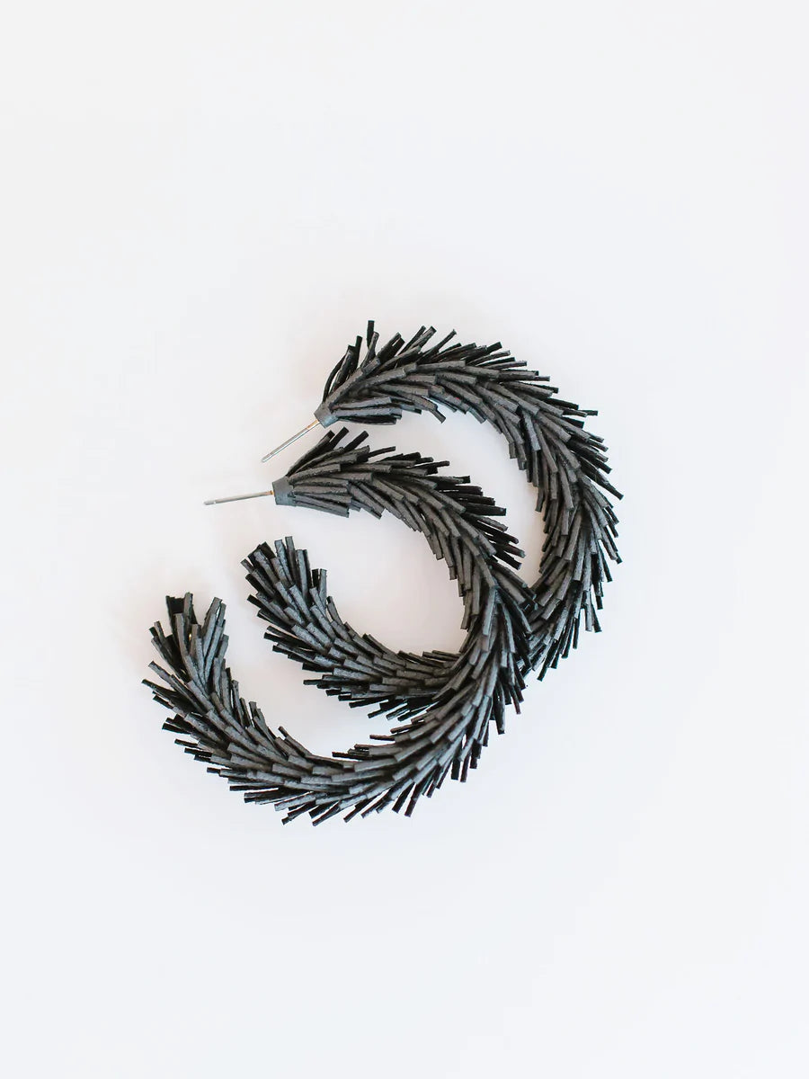 Charcoal Kennedy Earrings