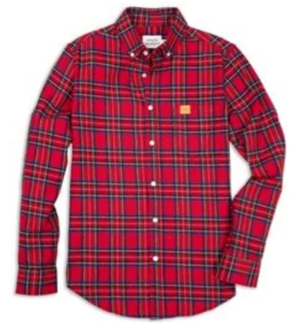 Stewart button down-red