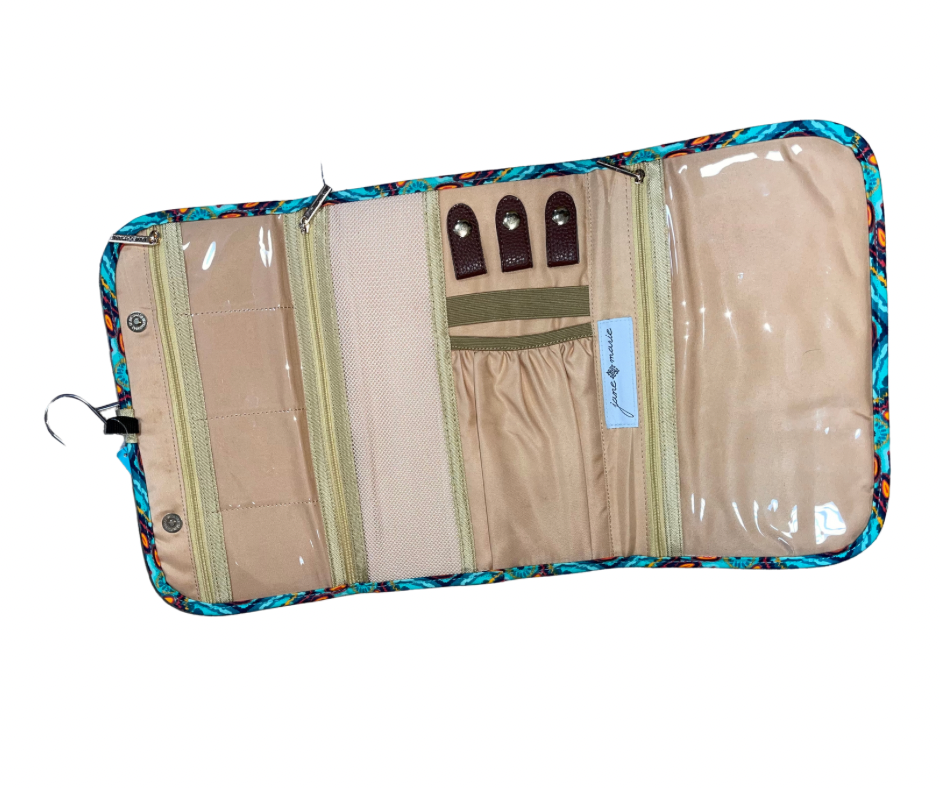 Makeup organizer with hanging hook