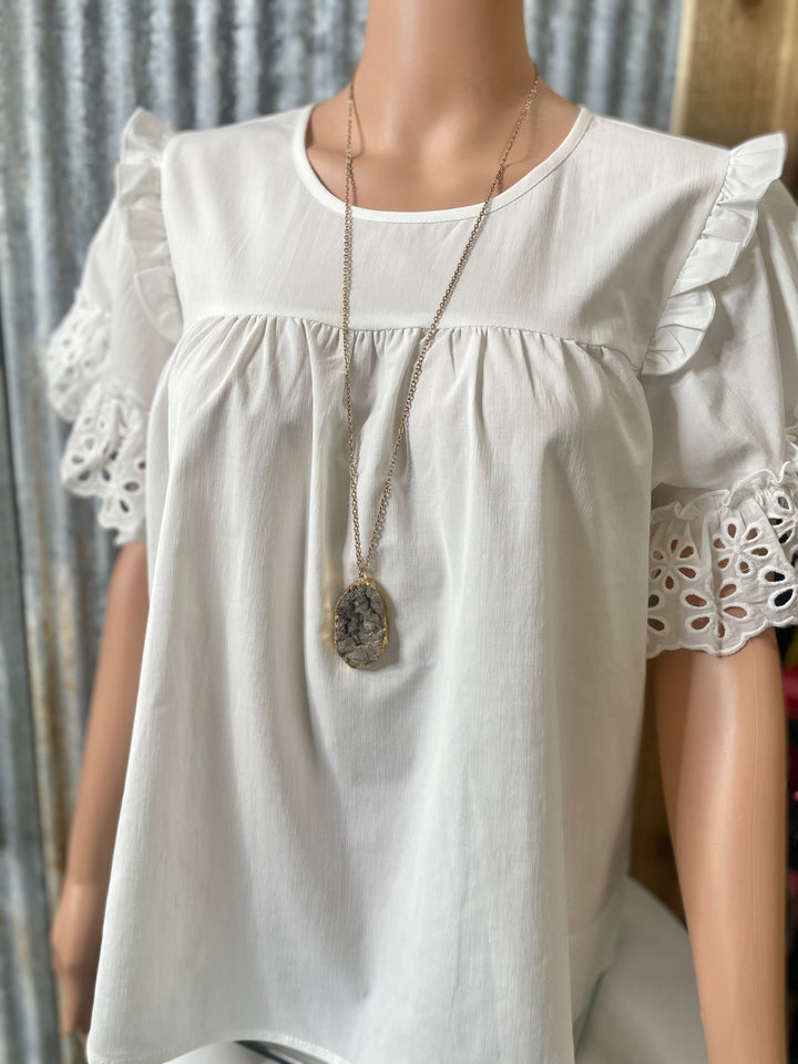 Stone Pendant Necklace