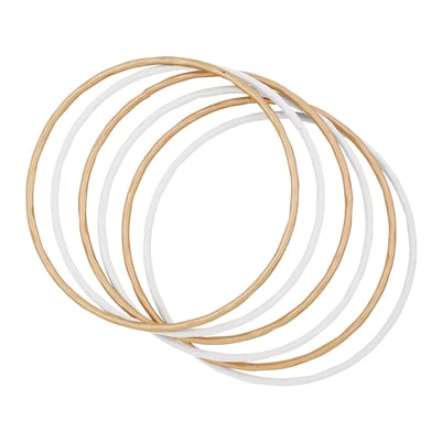 Color Coated & Metal Gold Bangles Set