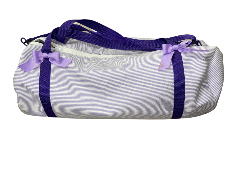 Seersucker Duffle Bag