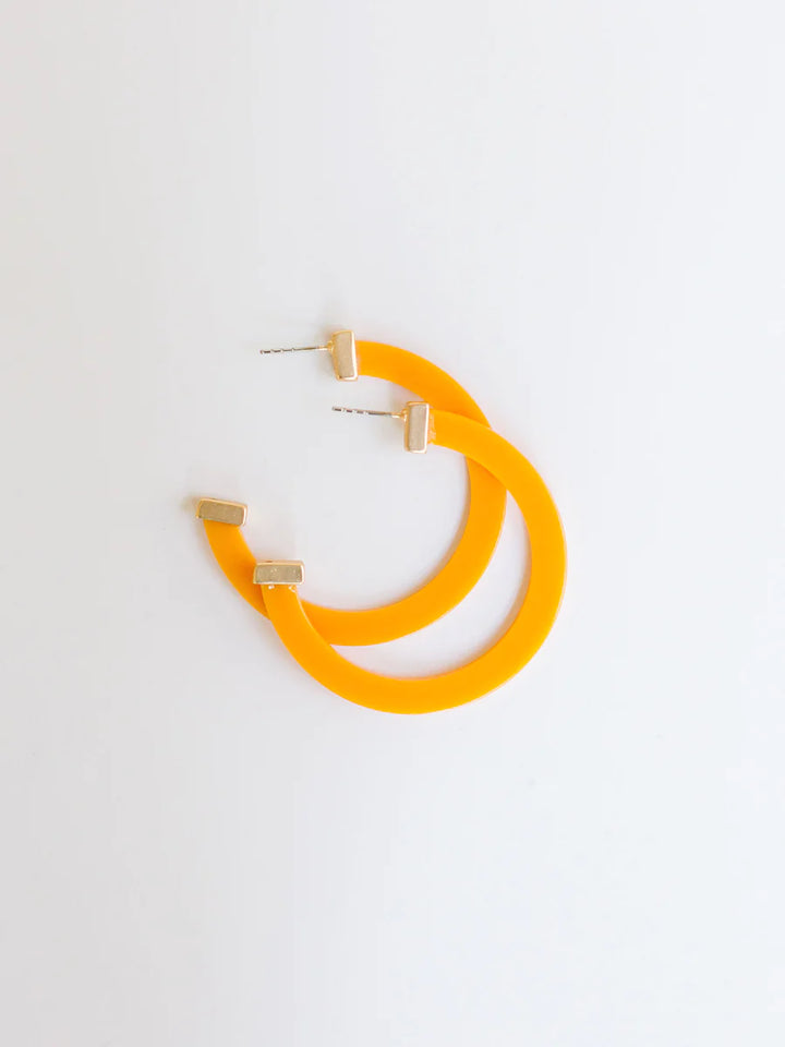 Classic Acrylic Large Hoops