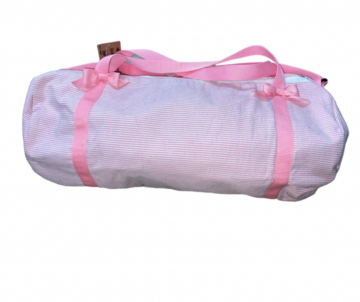 Seersucker Duffle Bag