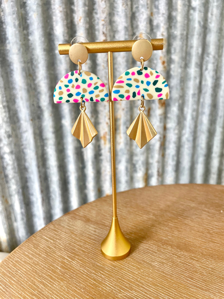 Multi Terrazzo Kendall Earrings