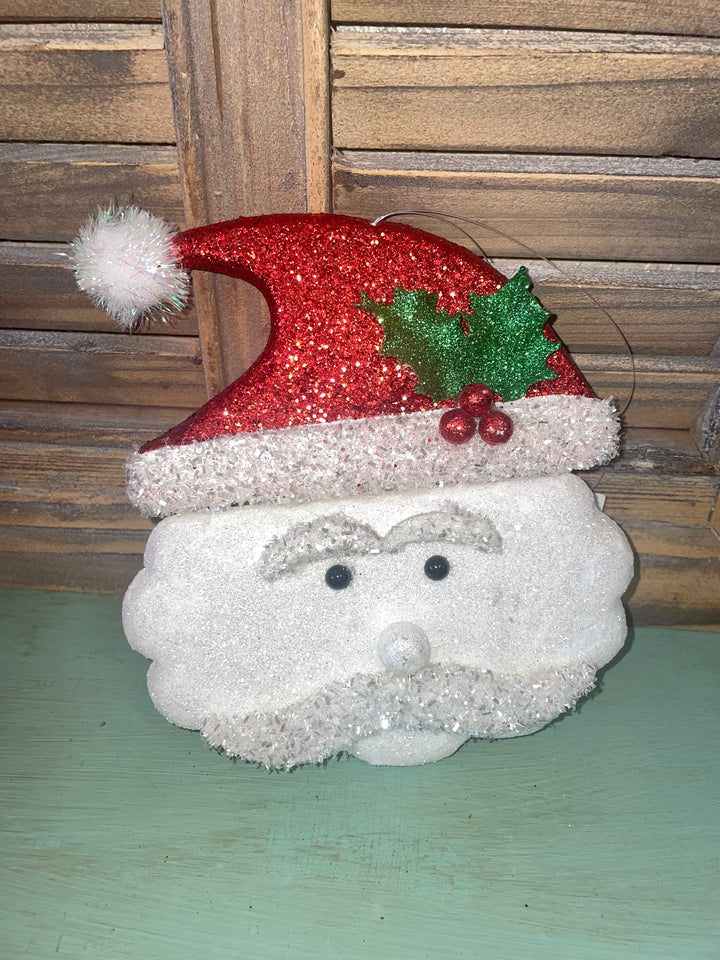 Santa Head Ornaments