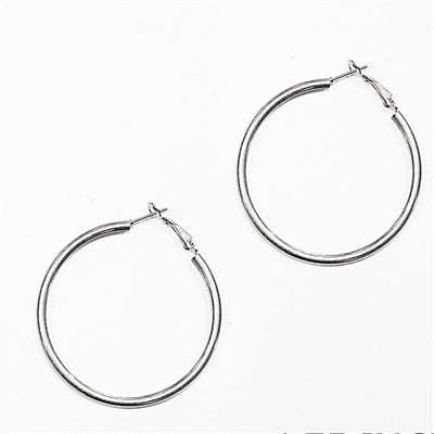 Worn Hoop Earrings
