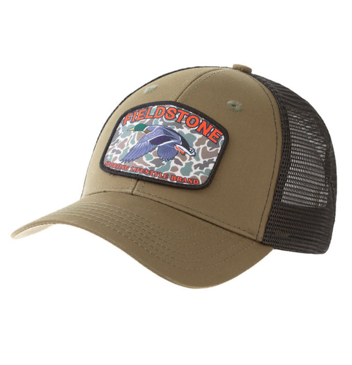 Camo Duck Patch Fieldstone Hat