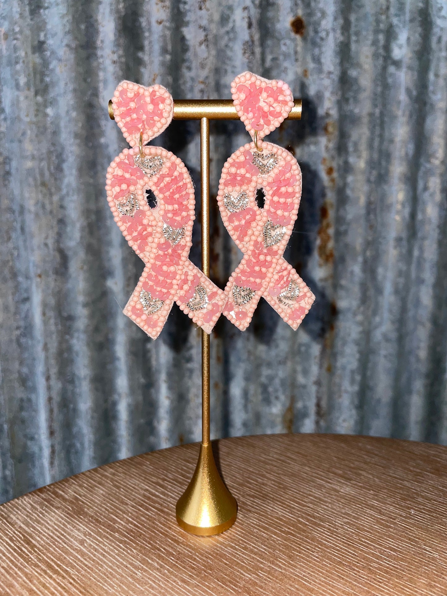Breast Cancer Awareness Earrings