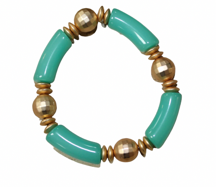 Acrylic Bamboo Stretch Bracelet