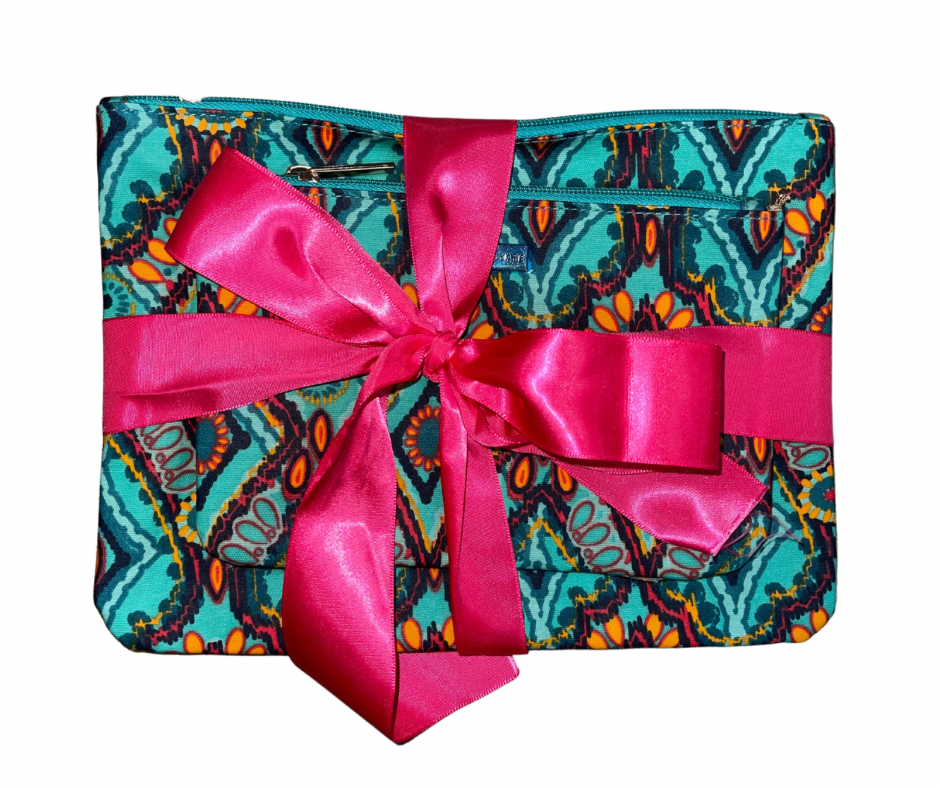 Jane Marie 2 pack cosmetic bag set