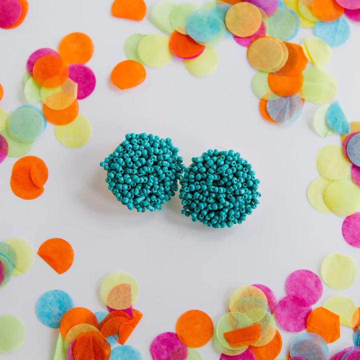 Teal Maghon Earrings