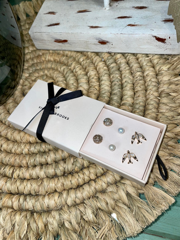 Amelia Earring Gift Trio