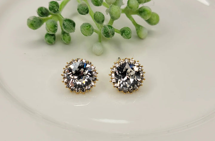 Swarovski Crystal Stud Earrings