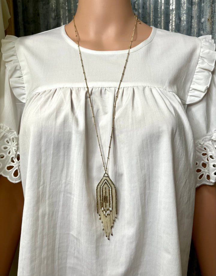 Beaded Aztec Necklace