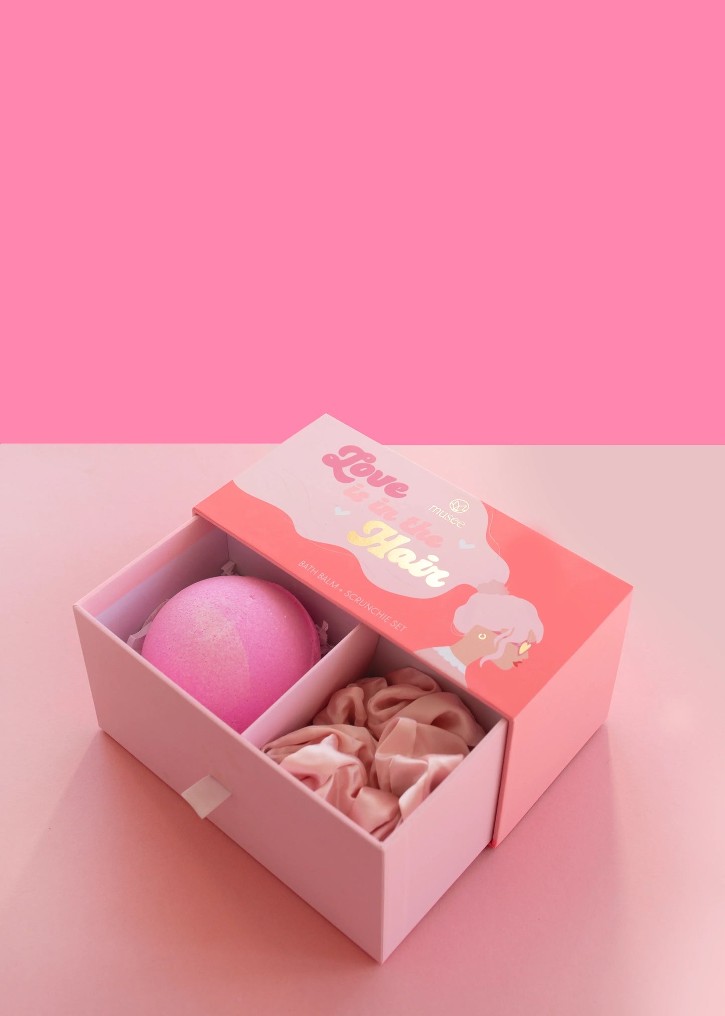 Love is in the Hair Bath Balm & Scrunchie Set