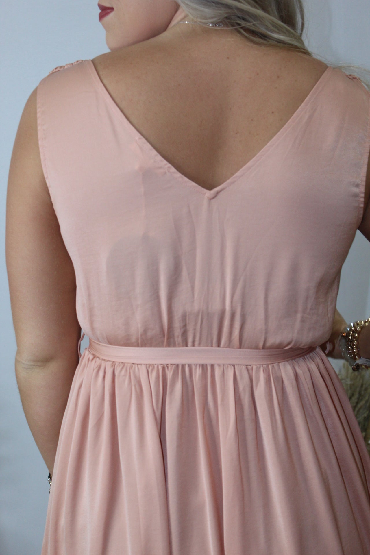 Apricot Surplice Knot Maxi