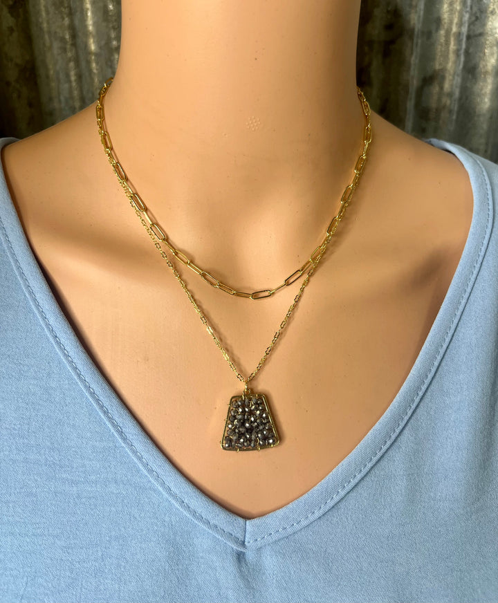 Gold Layered Chain Necklace
