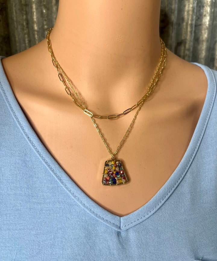 Gold Layered Chain Necklace