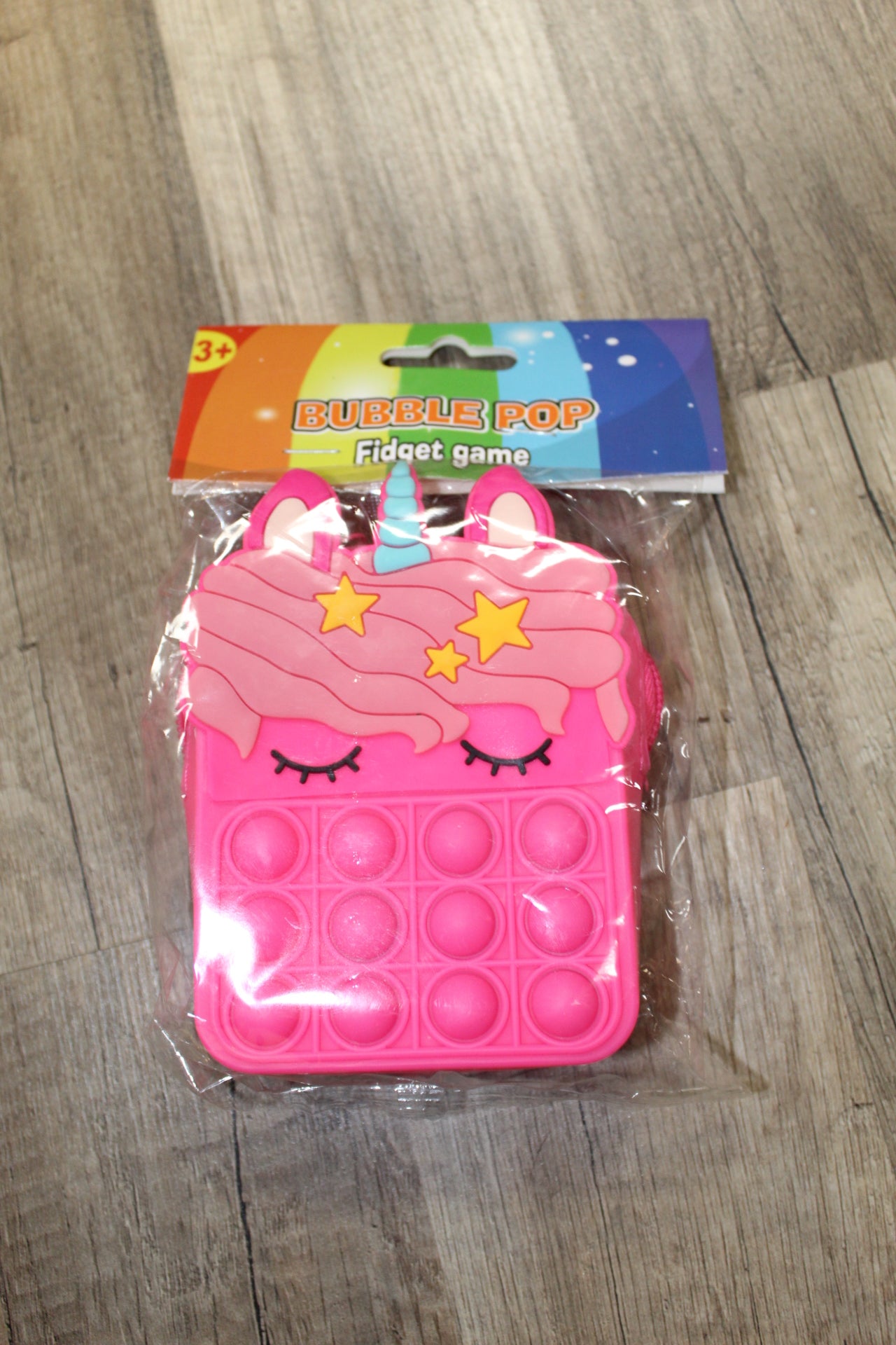 Bubble Pop fidget game purse