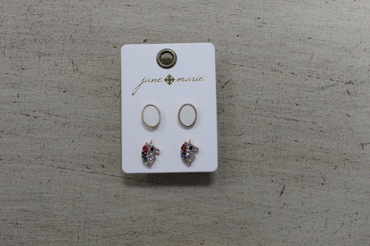 2pc Stud Earrings