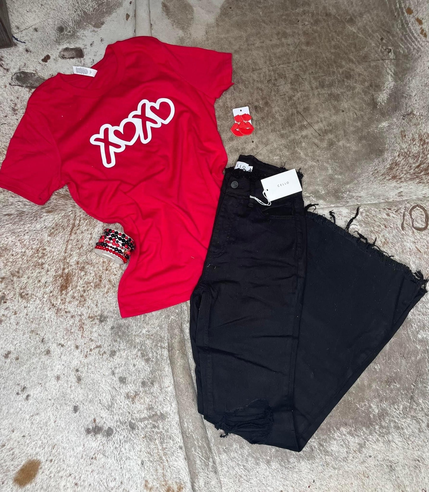Red Xoxo T-Shirt