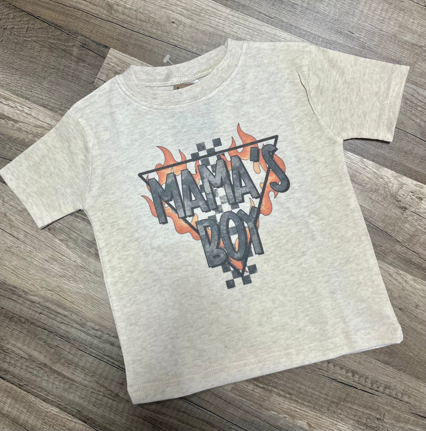 Toddler Mamas Boy Flames T-shirt