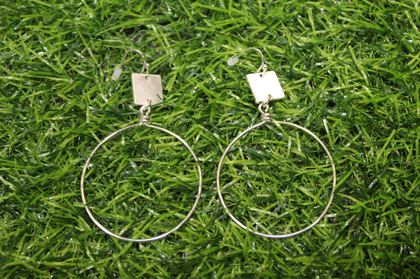 Square & Circle Earrings