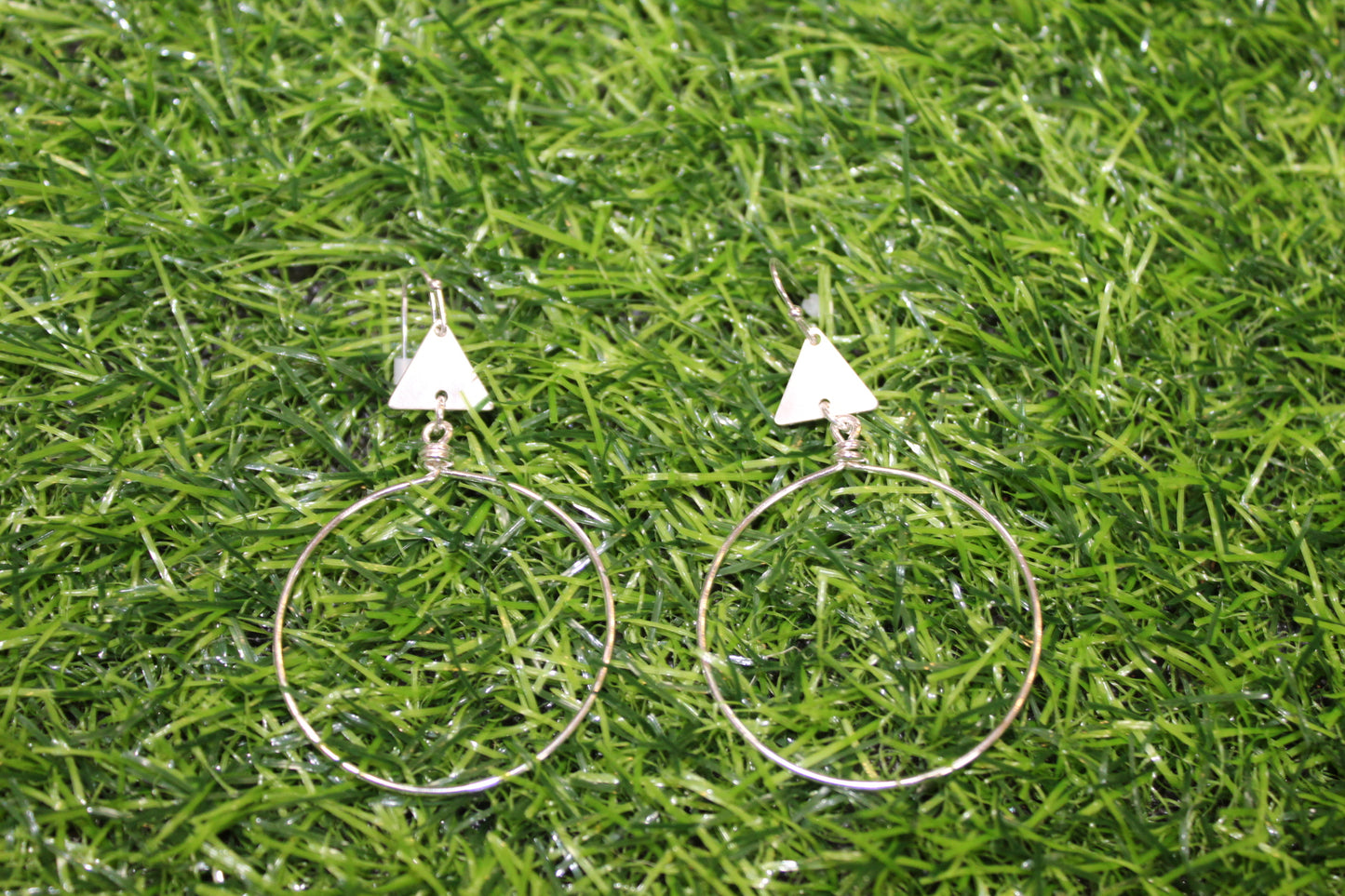 Triangle & Circle Earrings