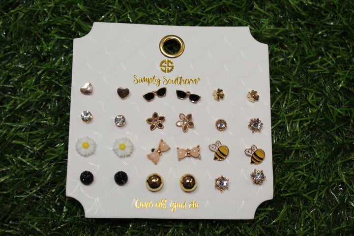 Simply Southern 12 pack Stud Earrings