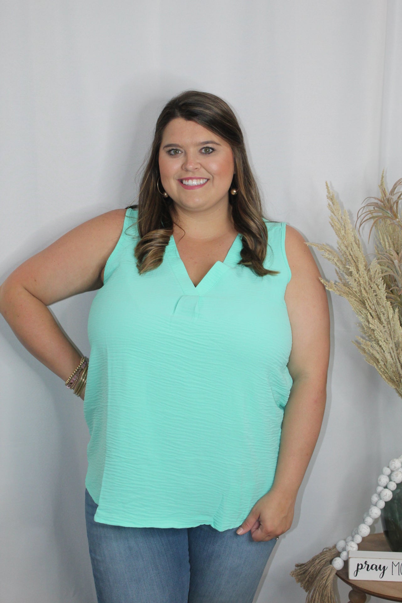 V Neck Tank Top