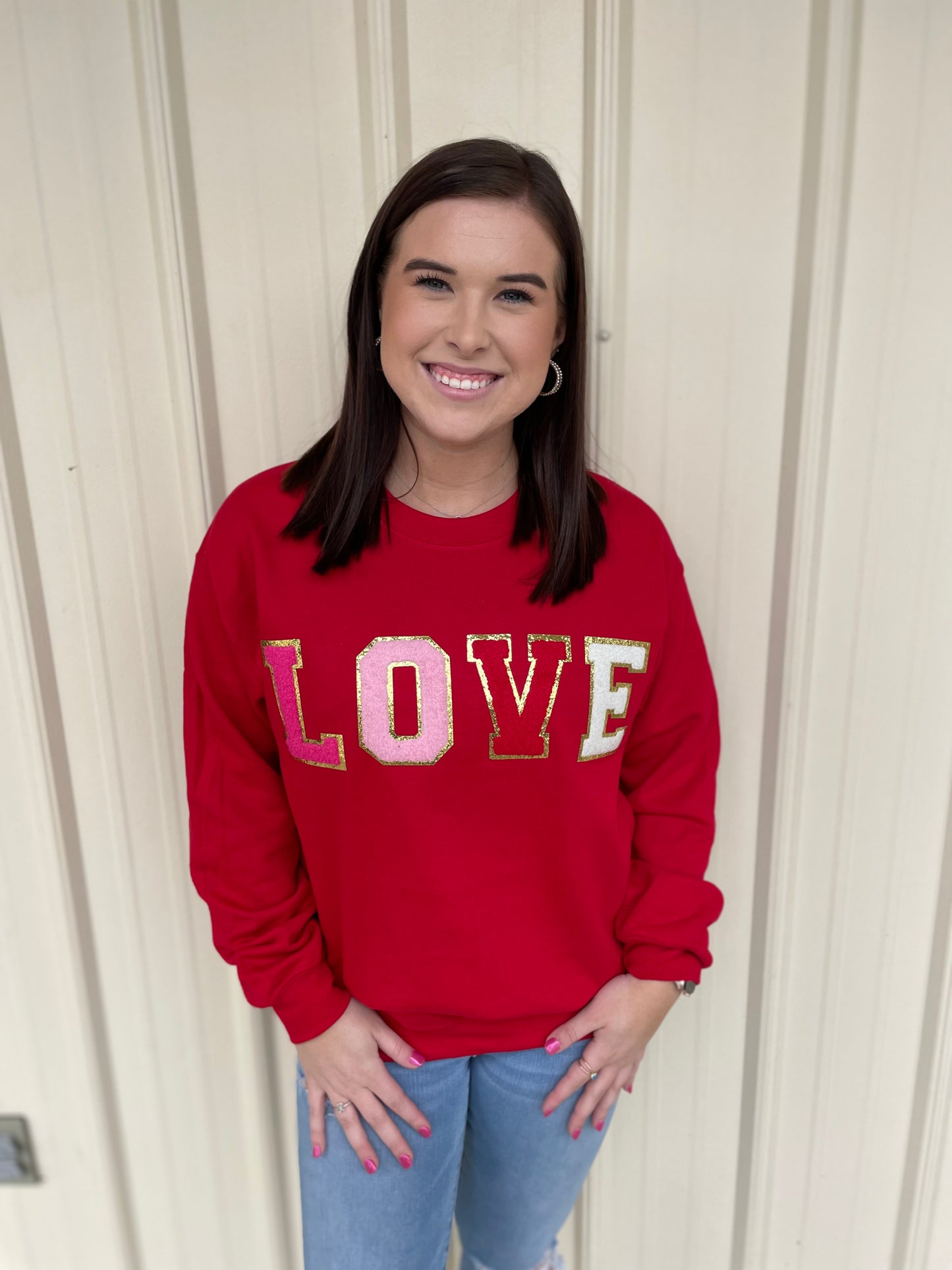 LOVE Patch Sweatshirt