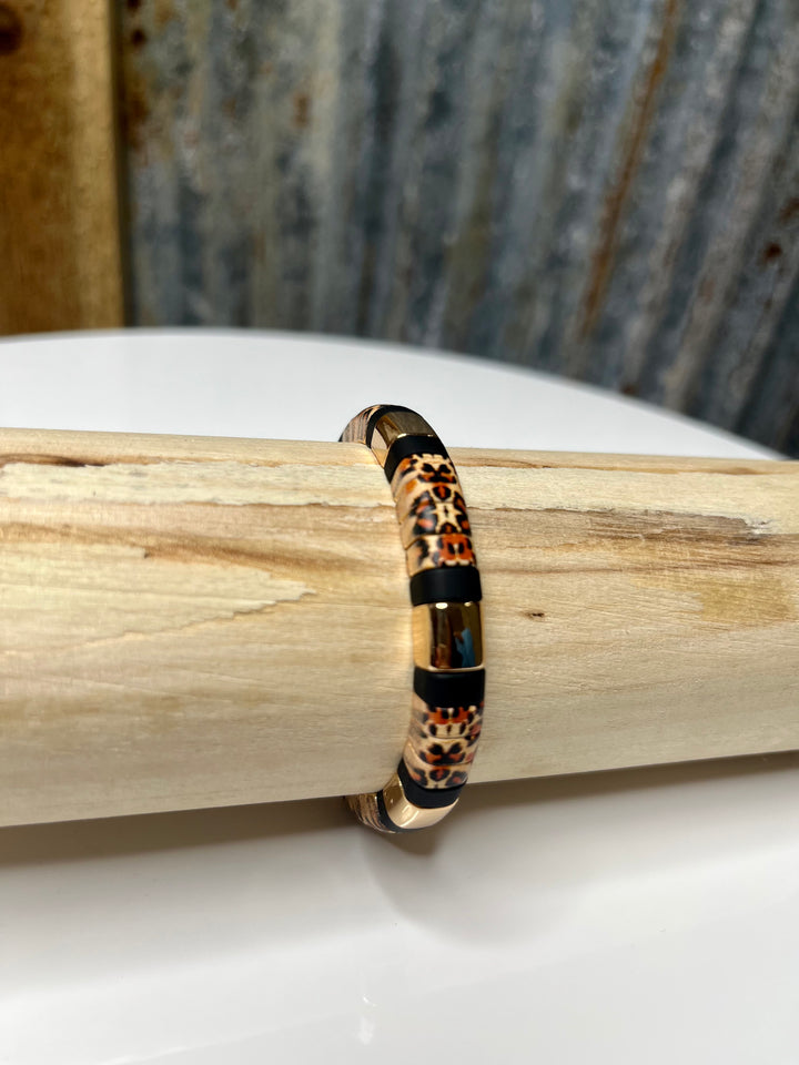 Leopard Stretch Bracelet