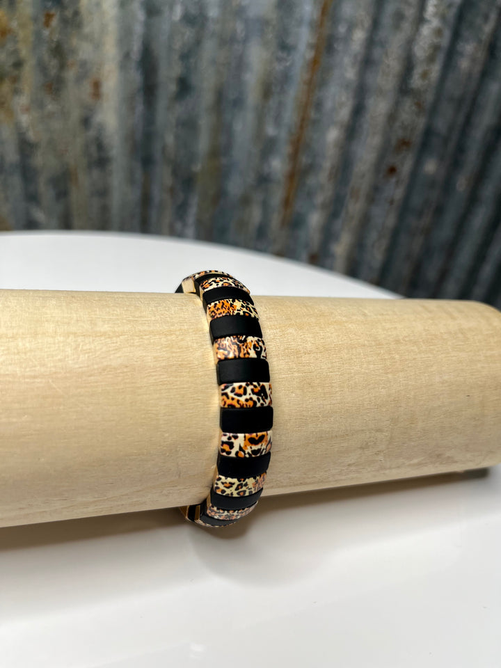 Leopard Stretch Bracelet