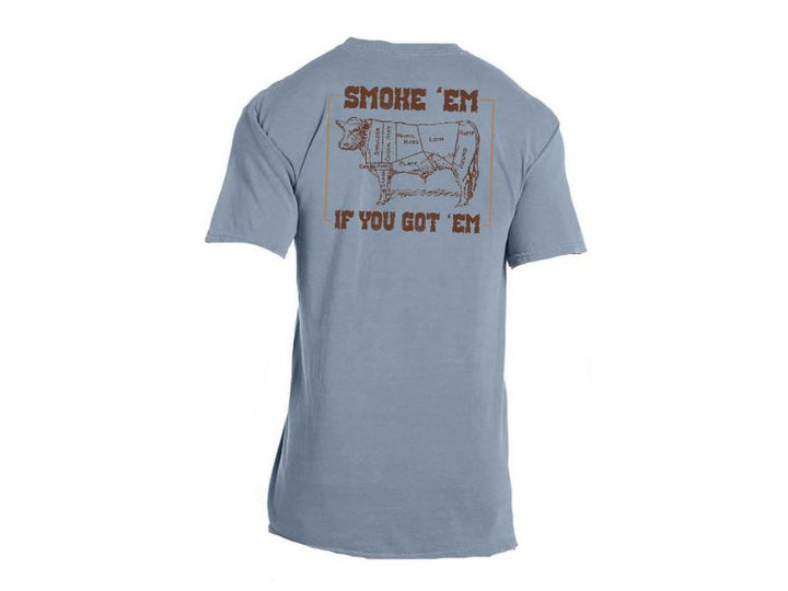 Smoke 'Em If You Got 'Em Ice Blue T-Shirt