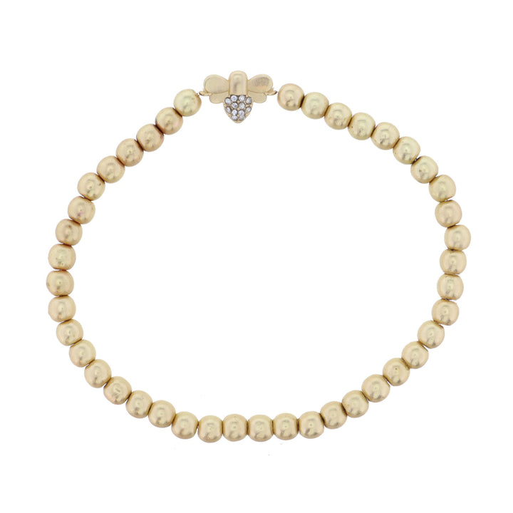 Bee with Crystal Body Bracelet
