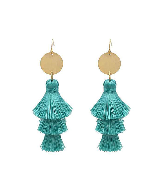 Layered Tassel Earrings