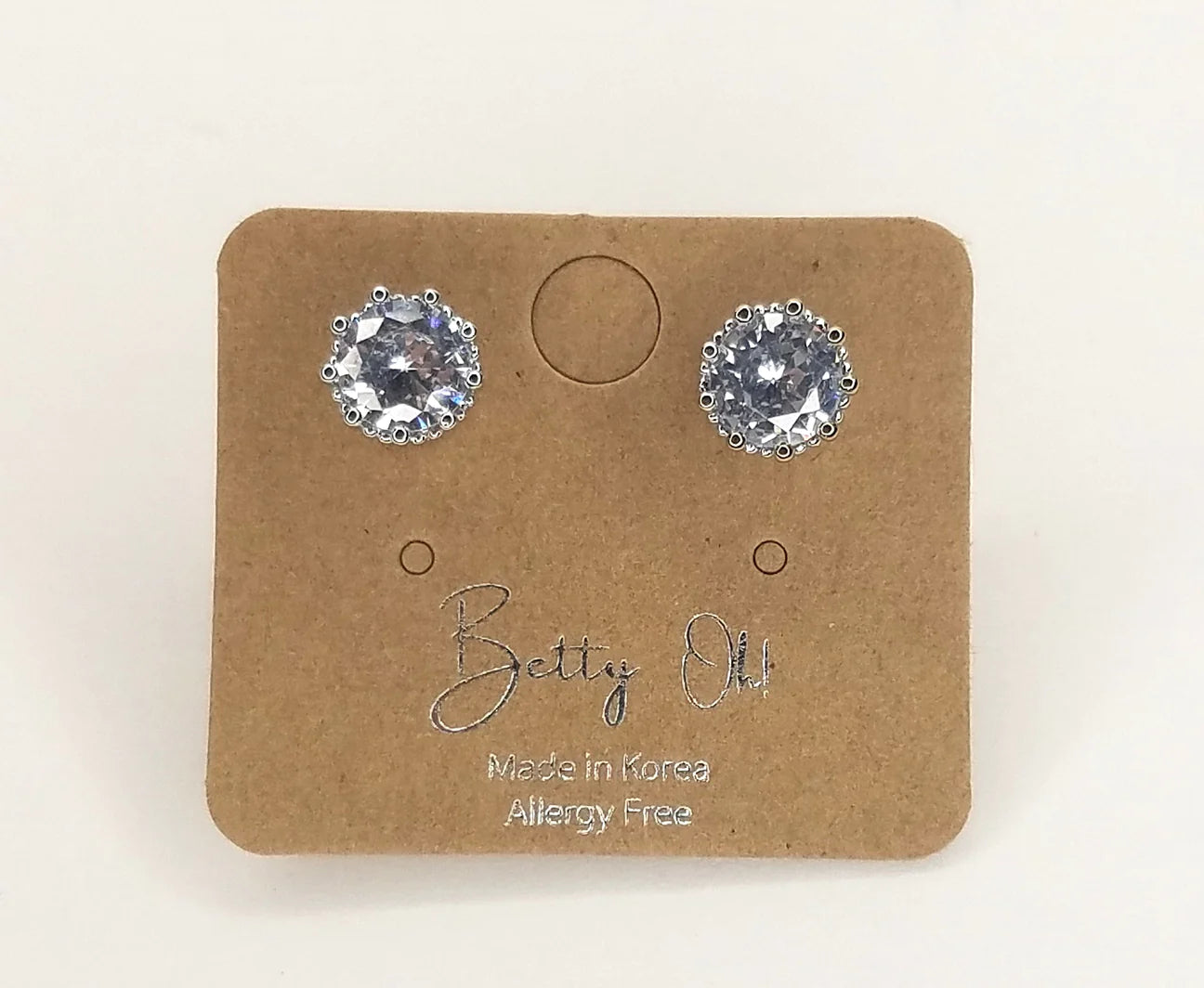 Diamond Crown Studs