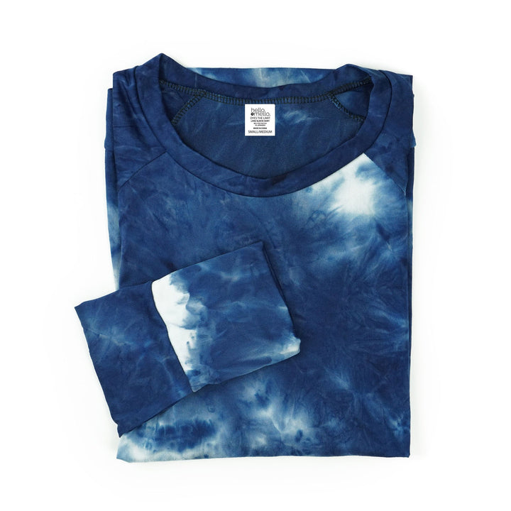Navy Tie Dye Lounge Shirt