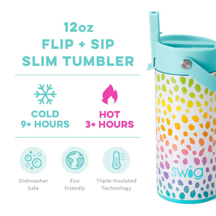 Wild Child Flip & Sip Slim Tumbler