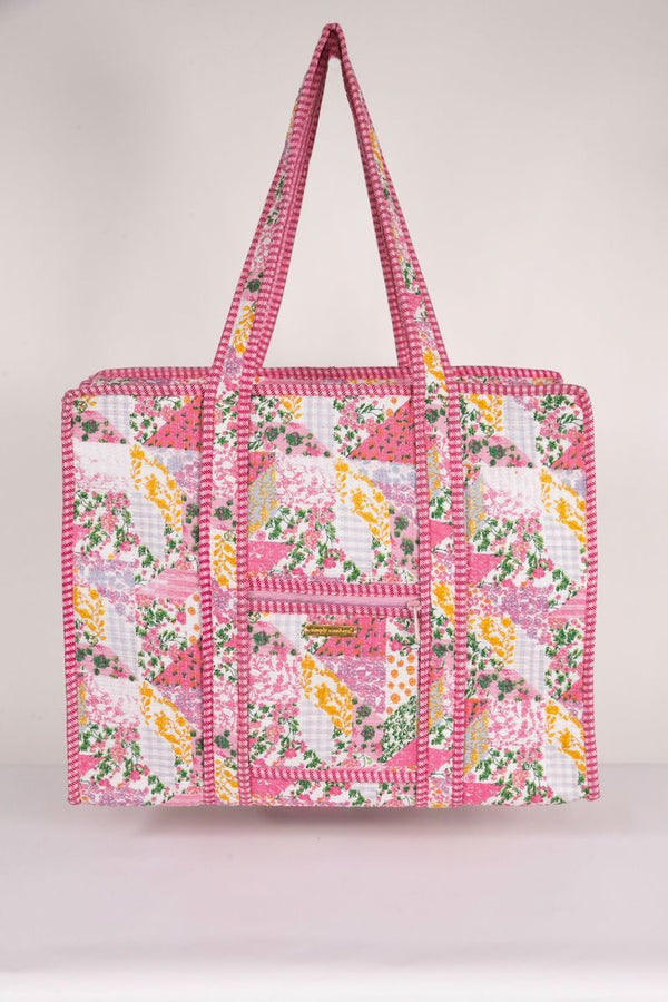 MULTI COLOR FLORAL |QUILTED SIMPLY SOUTHERN TOTE