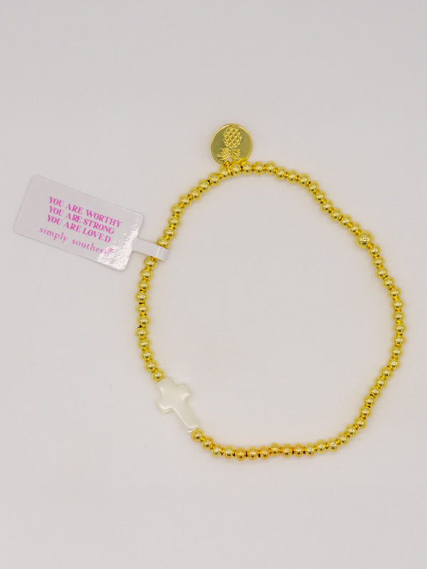 Simply Southern Gold Beaded Bracelets| PRL