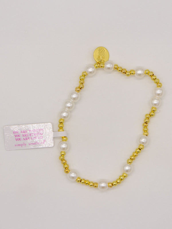 Simply Southern Gold Beaded Bracelets| PRL