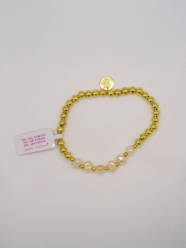 Simply Southern Gold Beaded Bracelets| PRL