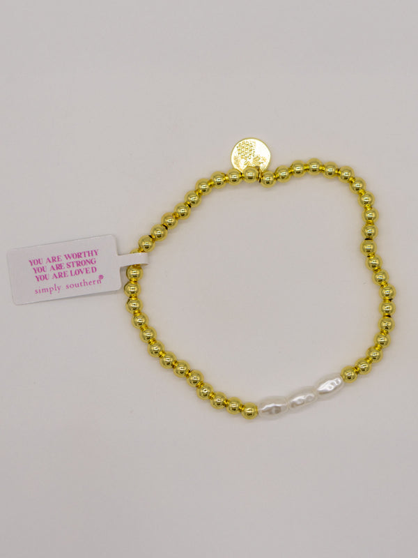Simply Southern Gold Beaded Bracelets| PRL