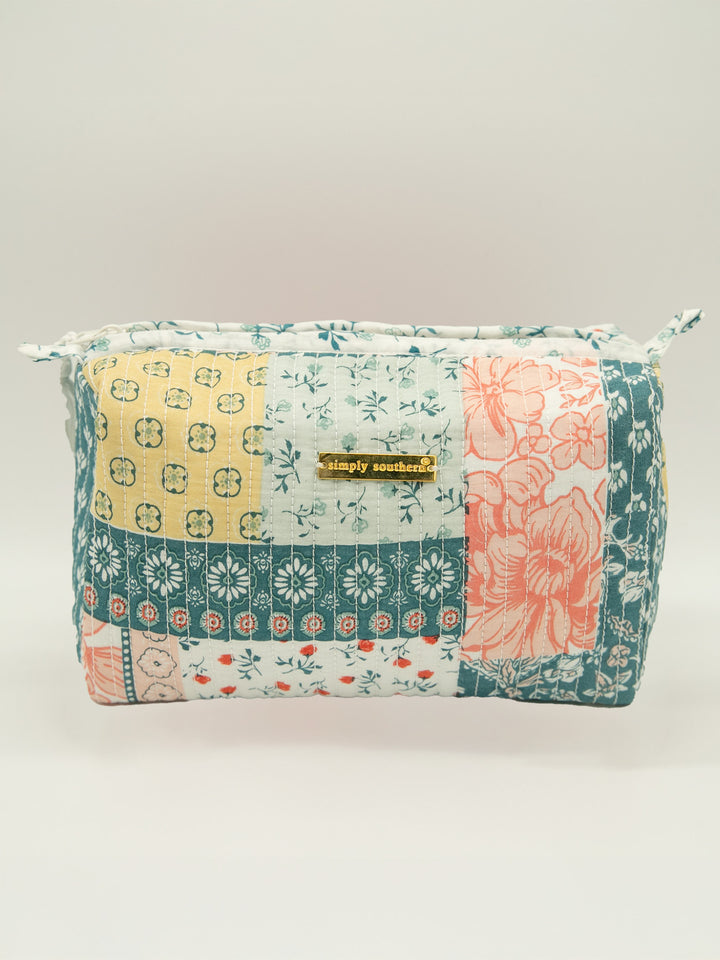 QUILTED PATTERN | QUILTED COSMETIC BAG | SIMPLY SOUTHERN