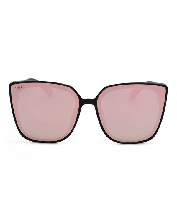Lux - Women's Polarized Oversized Cat Eye Sunglasses | Pink