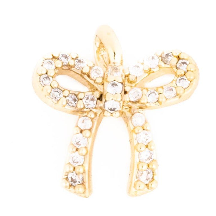 Charm Luxe Bow Pave Charm - Build your own