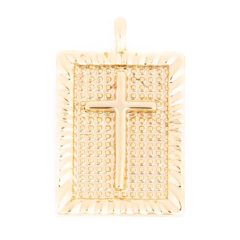 Charm Luxe Cross Tag- Build your own